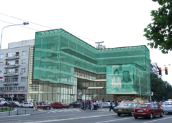 INFORMACIONI CENTAR na uglu Kneza Milosa i Bulevara