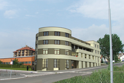 STAMBENO POSLOVNI OBJEKAT TRI O Topola Oplenac apartmani Maxi prodavnica